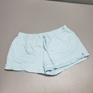 3/$15 Girls agree light blue lounge shorts size 10/12